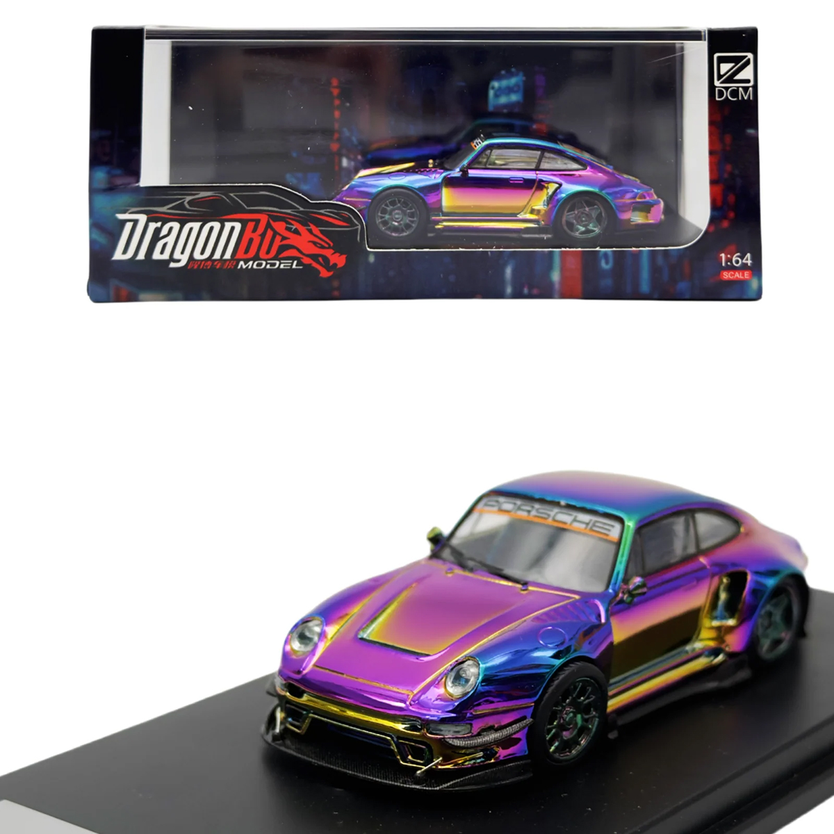 Die Cast Car 1 64 - 드래곤보 x DCM 1:64 포르쉐 993