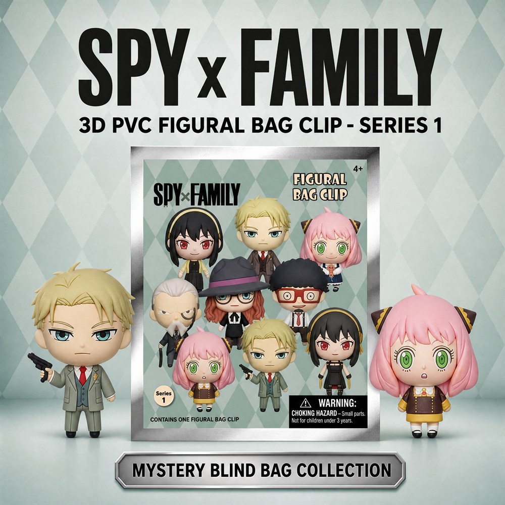 스파이 x 패밀리 3D PVC 가방 클립 키체인 블라인 - Mystery Box Blind Bag 리뷰 및 가격